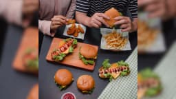 Menu burger bangor Jogja