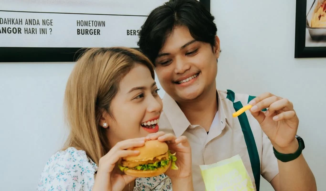 burger bangor hari kasih sayang