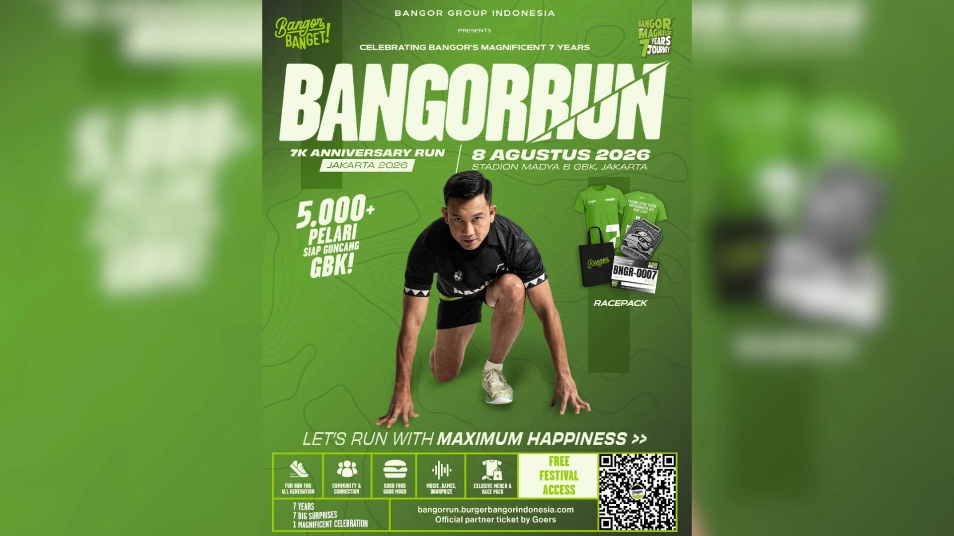Event Fun Run Jakarta Burger Bangor