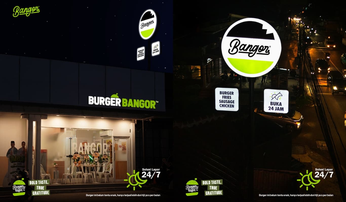 Burger Bangor Andalan Tempat Makan 24 Jam