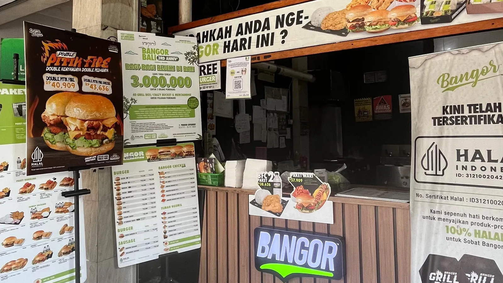 Outlet burger bangor Batuan Ubud